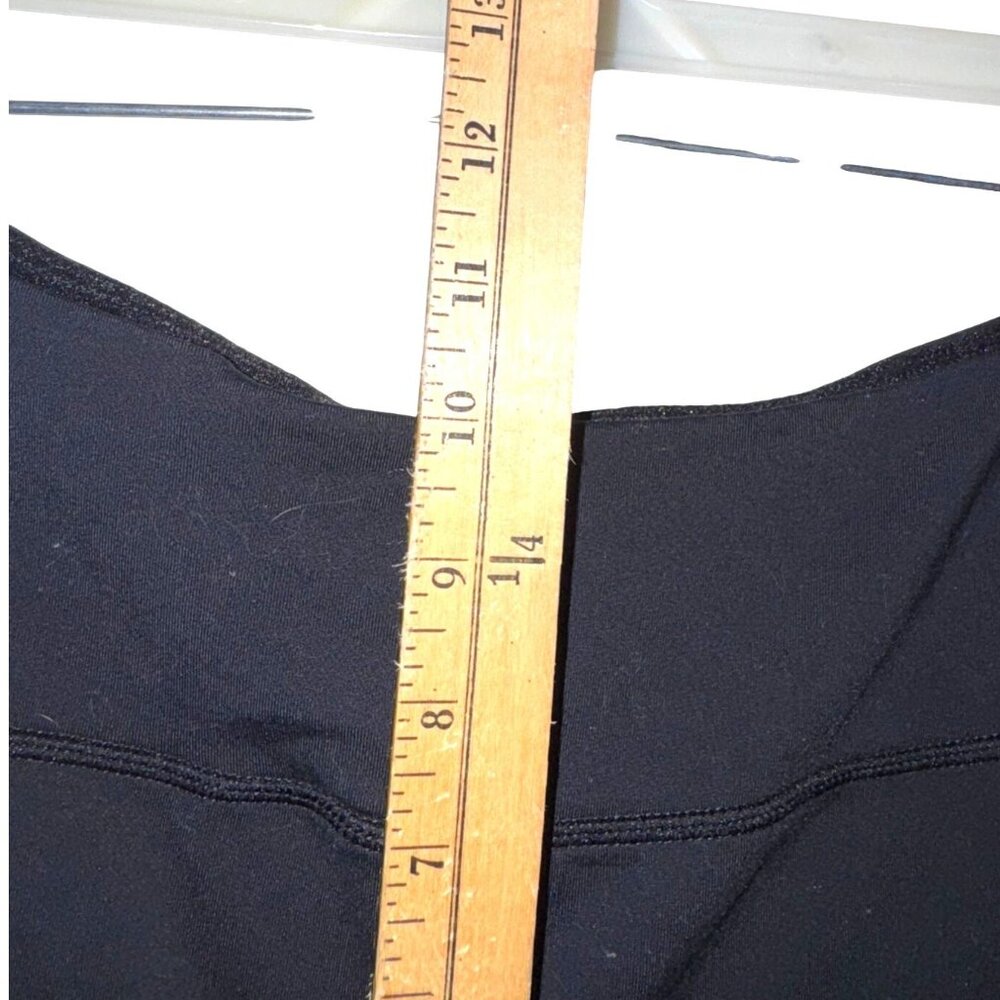 Black Yoga Pants Bootcut Stretch Size L - Picture 5 of 6